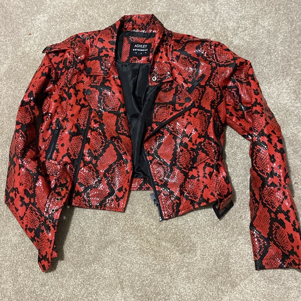 Leather jacket,